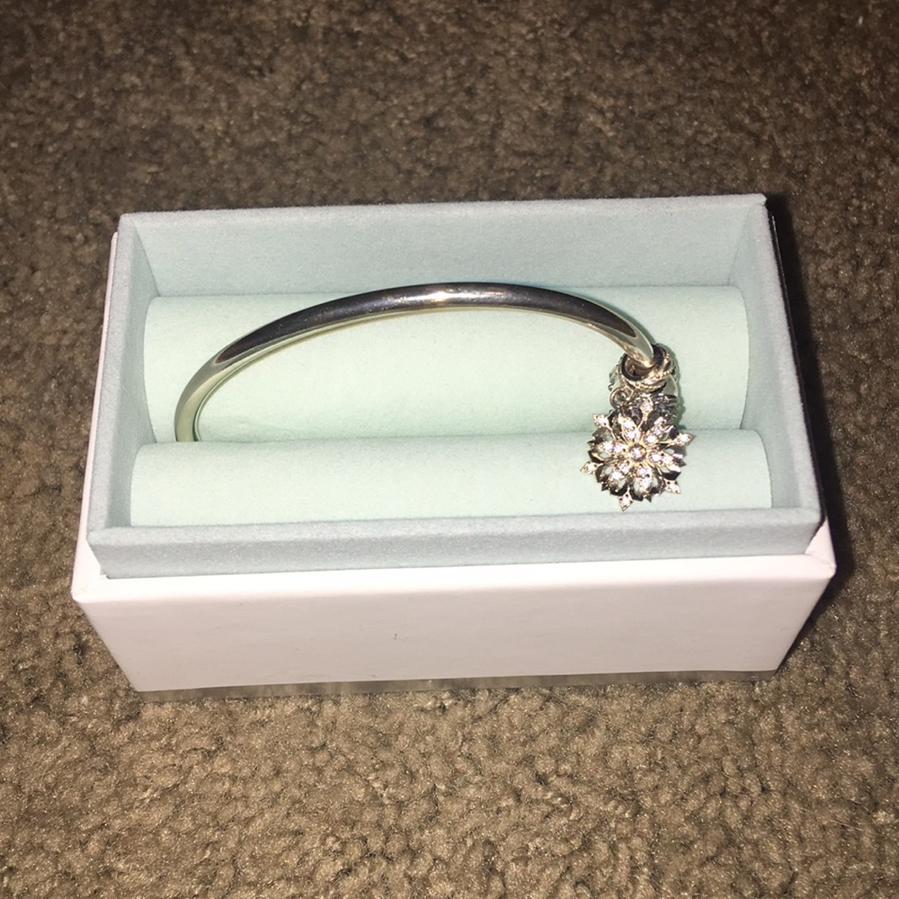 Chamilia Bracelet with Snowflake Charm
